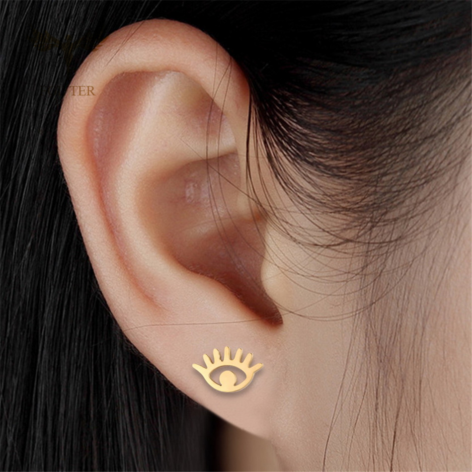 2021 Trendy Turkish Evil Eyes Earrings Fashion Jewelry Silver Gold Stainless Steel Stud Earring for Women Men Jewelry Wholesale
2021 Trendy Turkish Evil Eyes Earrings Fashion Jewelry Silver Gold Stainless Steel Stud Earring for Women Men Jewelry Wholesale