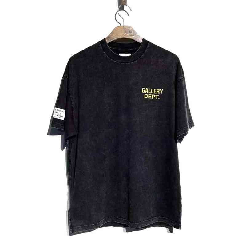 Galery dept heavy wash water pure hand scrub worn contrast letter print men' and women' loose short sleeve T-shirt NWHU, Old black
Galery dept heavy wash water pure hand scrub worn contrast letter print men' and women' loose short sleeve T-shirt NWHU, Old black