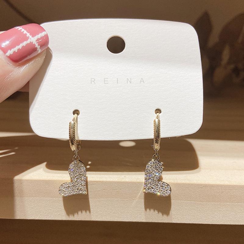 Dangle & Chandelier 2021 Arrival Korean Sweet Crystal Trendy Heart Love Peach Earrings For Women Fashion Delicate Jewelry Gifts
Dangle & Chandelier 2021 Arrival Korean Sweet Crystal Trendy Heart Love Peach Earrings For Women Fashion Delicate Jewelry Gifts