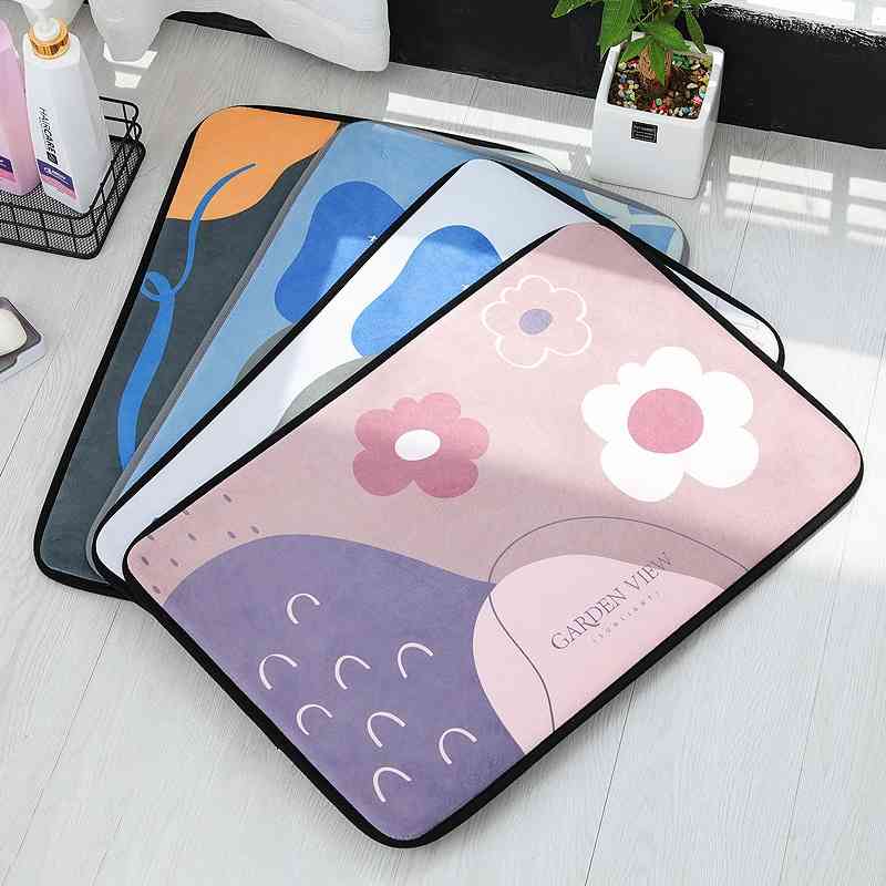 Crawling into the door household toilet kitchen water absorption anti slip floor mat bedroom carpet, Orange
Crawling into the door household toilet kitchen water absorption anti slip floor mat bedroom carpet, Orange