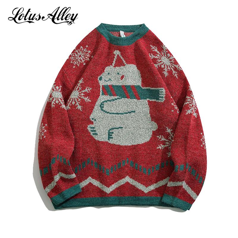 Men's Sweaters Vintage Knitted Jumper Men Oversize Casual O Neck Pullover Autumn Winter Clothes Harajuku Knit Sweater With Pattern, White;black
Men's Sweaters Vintage Knitted Jumper Men Oversize Casual O Neck Pullover Autumn Winter Clothes Harajuku Knit Sweater With Pattern, White;black