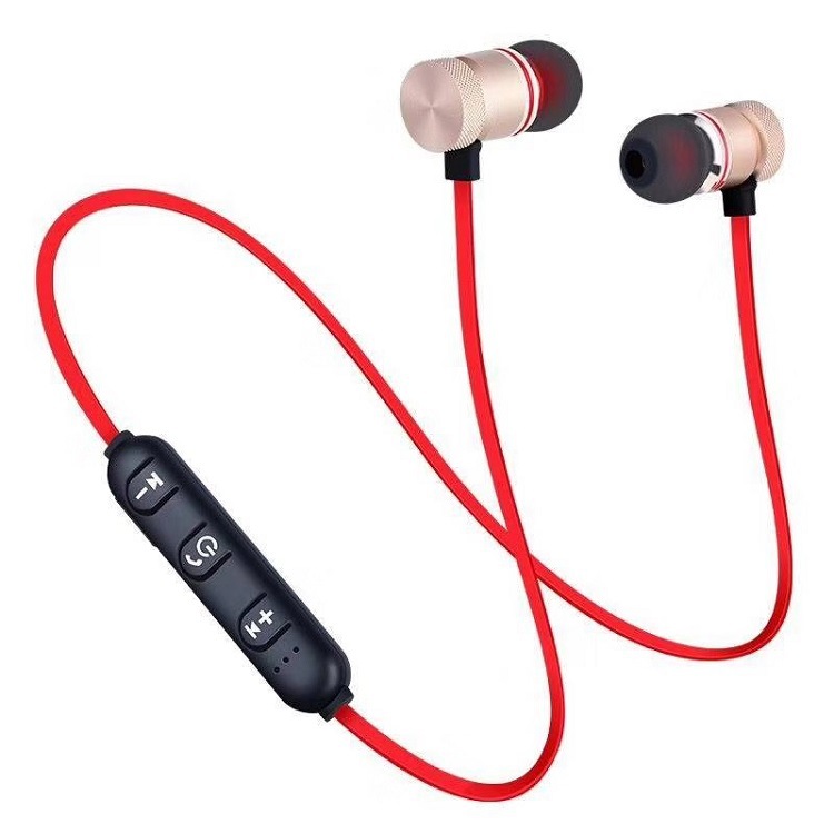 M5 M9 Magnetic Wireless Bluetooth Earphones Stereo Sports Earbuds in-ear Headset headphone with Mic For LG IPhone 7 Samsung