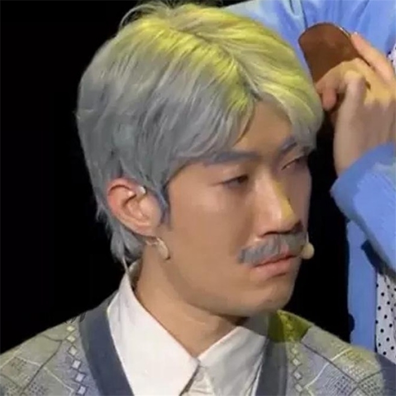 cos middle aged Animation men and women stage performance grandparents grey short curly straight hair head cover
cos middle aged Animation men and women stage performance grandparents grey short curly straight hair head cover