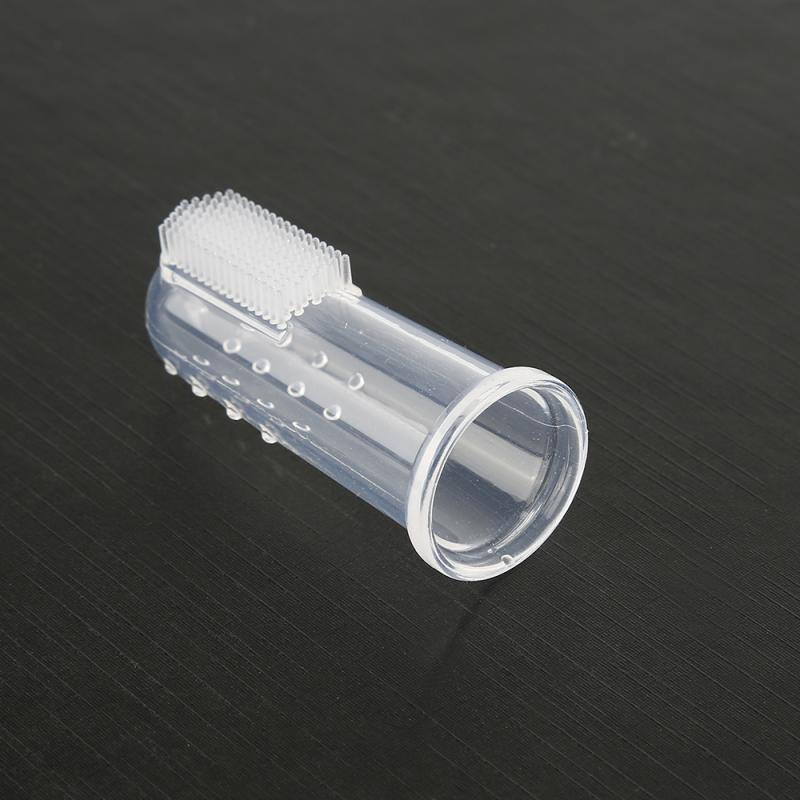 1PC Dog Toothbrush Super Soft Pet Finger Toothbrush Teddy Baby Toothbrush Tartar Teeth Pet Supplies Pet Toothbrushes