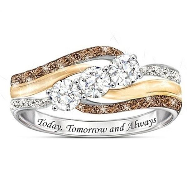Cluster Rings 2021 Fashion Simple Atmosphere Love Heart-shaped Mom Ring Inlaid Zircon Shining Gift Birthday Party Jewelry
Cluster Rings 2021 Fashion Simple Atmosphere Love Heart-shaped Mom Ring Inlaid Zircon Shining Gift Birthday Party Jewelry
