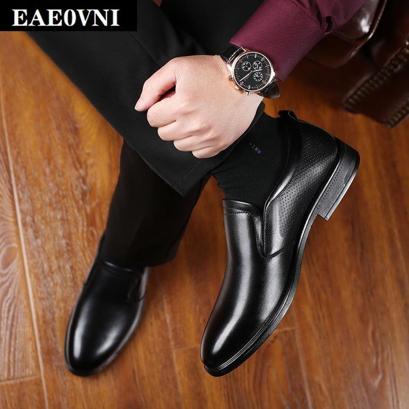 Dress Shoes 2021 Classic Men's Business Casual Leather Formal Wedding Party Low-top Work, Black
Dress Shoes 2021 Classic Men's Business Casual Leather Formal Wedding Party Low-top Work, Black