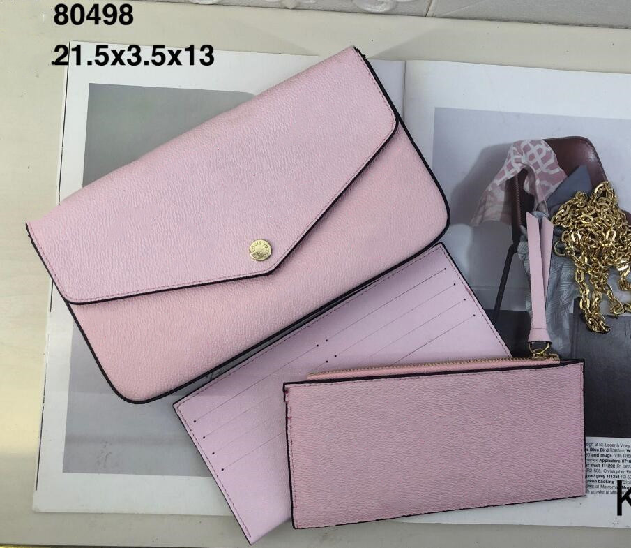 Fashion 3pcs/set POCHETTE FELICIE chain bag 80498# bags women shoulder handbags embossed flower crossbody handbag purse card holder wallet Heart-shaped 21.5*3.5*13cm, White
Fashion 3pcs/set POCHETTE FELICIE chain bag 80498# bags women shoulder handbags embossed flower crossbody handbag purse card holder wallet Heart-shaped 21.5*3.5*13cm, White