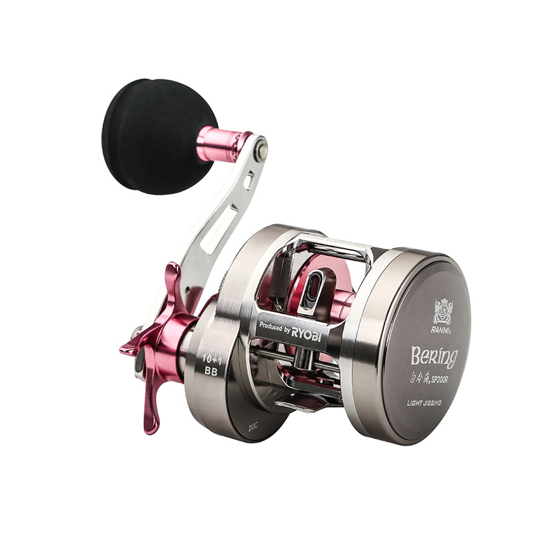 Ryobi deep sea Shake slowly 6.8:1 speed ratio Boat fishing reel SP200 iron plate cast Drum wheel 12 kg braking force
Ryobi deep sea Shake slowly 6.8:1 speed ratio Boat fishing reel SP200 iron plate cast Drum wheel 12 kg braking force