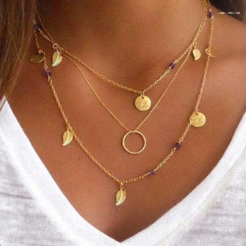 Vintage Leaf Round Circle Multilayer Necklace With Zinc Alloy For Women Style Pandent Wholesale Chains
Vintage Leaf Round Circle Multilayer Necklace With Zinc Alloy For Women Style Pandent Wholesale Chains