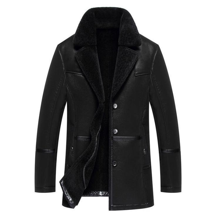 Men's Fur & Faux Jacket Men 2021 Winter Dress Fashion Male Warm High Quality Imported Sheepskin Coat Mens Leather Jackets, Black
Men's Fur & Faux Jacket Men 2021 Winter Dress Fashion Male Warm High Quality Imported Sheepskin Coat Mens Leather Jackets, Black