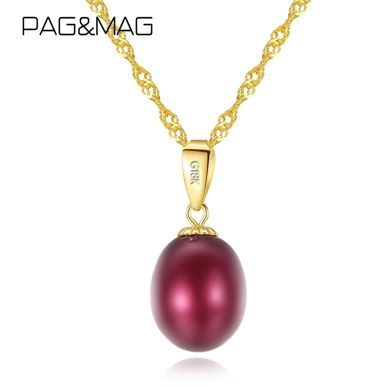 PAG&MAG Genuine 18k Gold With Red Natural Freashwater Pearls Pendant & Necklace For Women Statement Engagement S925 Fine Jewelry
PAG&MAG Genuine 18k Gold With Red Natural Freashwater Pearls Pendant & Necklace For Women Statement Engagement S925 Fine Jewelry