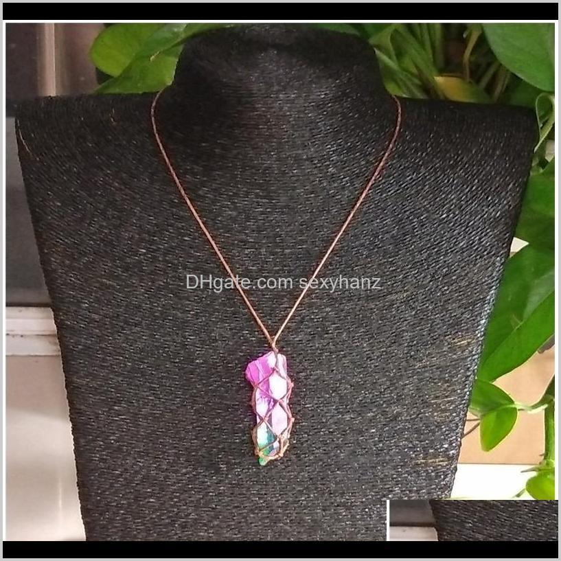 Rock Crystal Loose Beads Jewelry Rainbow Natural Stone Quartz Chakra Wrapped Rope Chain Long Necklace For Women Diy Weave Pendant Charms Qyl
Rock Crystal Loose Beads Jewelry Rainbow Natural Stone Quartz Chakra Wrapped Rope Chain Long Necklace For Women Diy Weave Pendant Charms Qyl