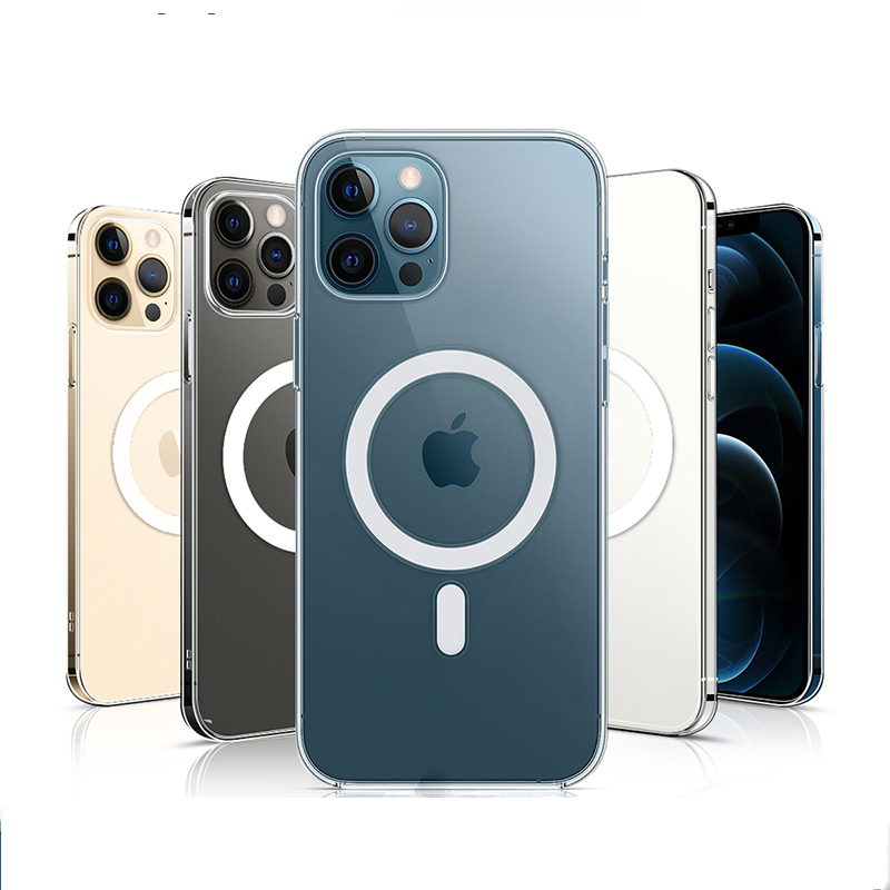 Transparent magnetic magnet mobile phone case, support wireless charging, suitable for iPhone
Transparent magnetic magnet mobile phone case, support wireless charging, suitable for iPhone