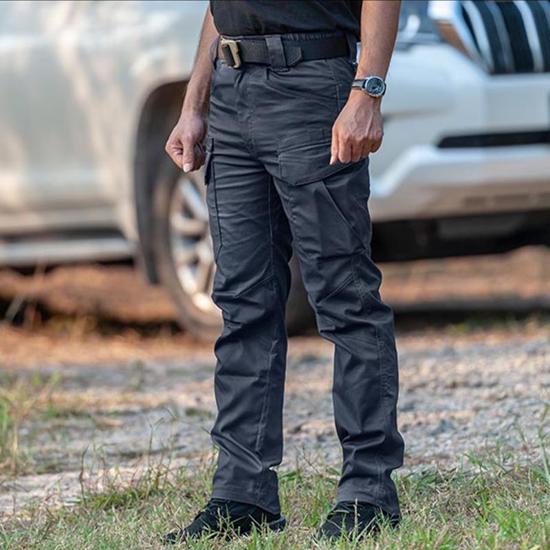 100% Cotton Tactical Pants Men IX11 Cargo Military Elasticity Joggers Quality Multi-pocket Mens Trousers SWAT Men's