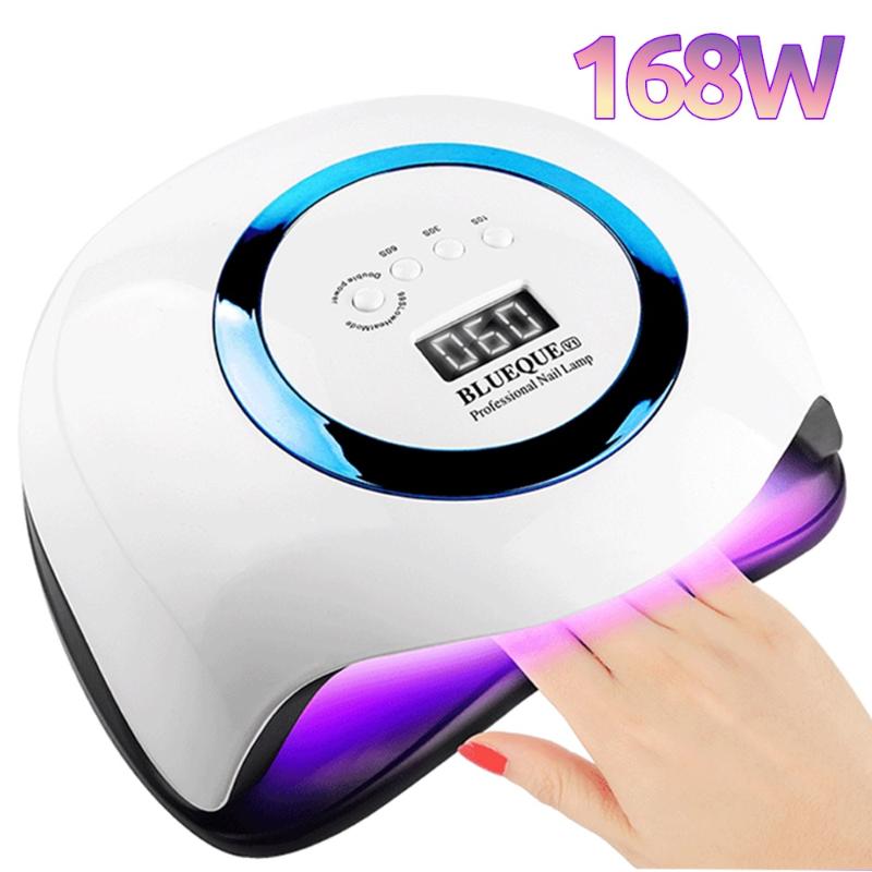 Nail Dryers UV LED Lamp High Power Dryer For Curing All Gel Polish Manicure Smart Motion Sensor LCD Display Lampara Uñas