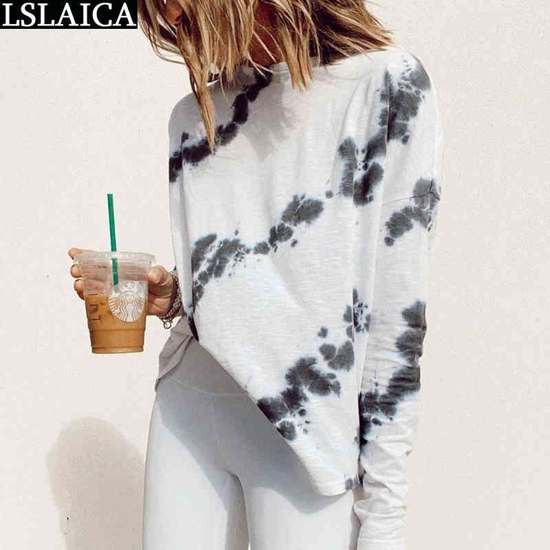 Long Sleeve Top Roun Neck Tie Dye Bulk Items Wholesale Lots Sweatshirts Vintage Knitted Autumn Winter Bottoming Fashion Shirts 210520, Sky blue
Long Sleeve Top Roun Neck Tie Dye Bulk Items Wholesale Lots Sweatshirts Vintage Knitted Autumn Winter Bottoming Fashion Shirts 210520, Sky blue
