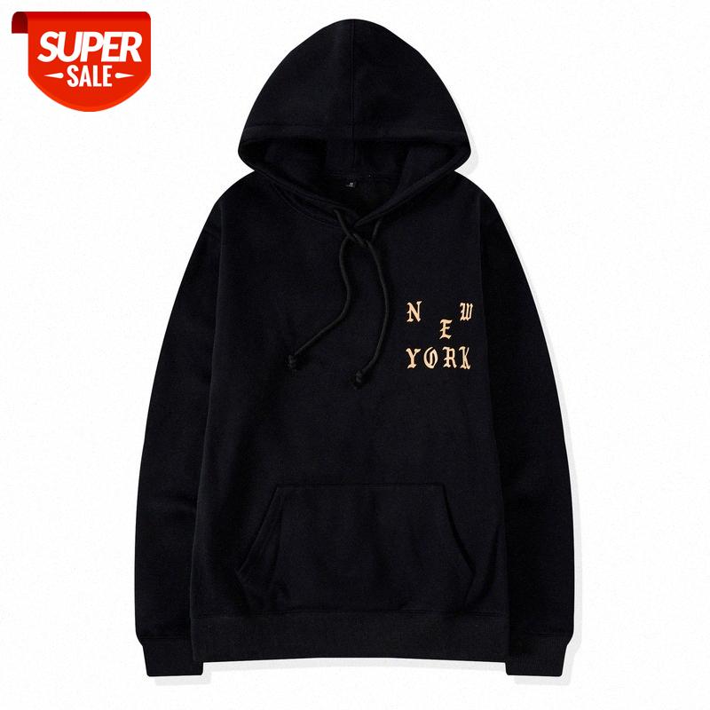 Sweater Kanye New York limited store black gold printing flocking plus velvet men and women #469s
Sweater Kanye New York limited store black gold printing flocking plus velvet men and women #469s