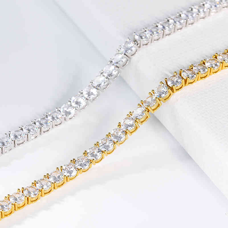 Cubic Zircon Bracelets For Women New Fashion Charm Gold Square Link Wristband Chain Braclets Gift Zircon Jewelry Bracelets X0