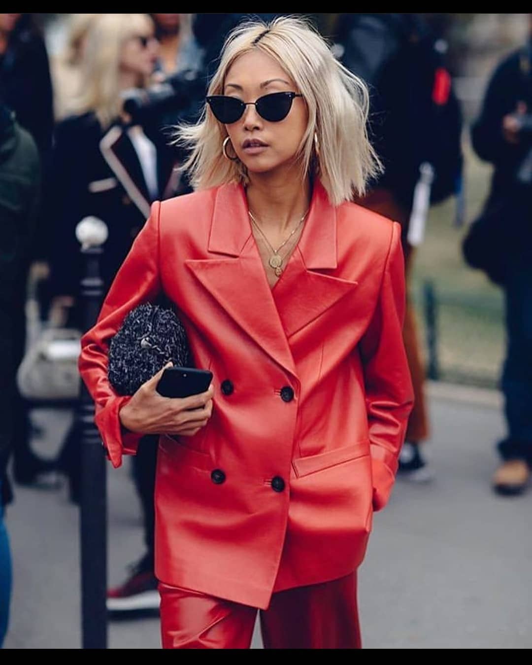 Street Shot Fashion Blazer Suits 2 Pieces Long Sleeve Double Breasted Pants Outfits Evening Party Wedding Formal Jacket