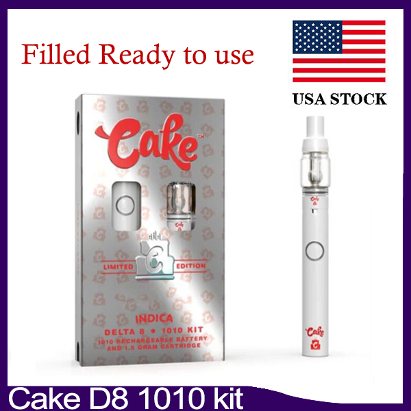 Pre-filled Cake 1010 kit D8 E cigarettes Device 1.5 gram Rechargable battery Vape Pen 0268277-1
Pre-filled Cake 1010 kit D8 E cigarettes Device 1.5 gram Rechargable battery Vape Pen 0268277-1