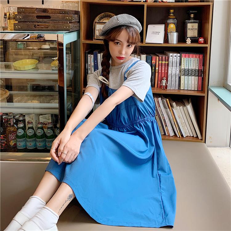 Maternity Dresses 88537# Dress Summer Cotton Short Sleeves One Piece Layer Look Midi Pregnancy Pregnant Women Mom, Blue
Maternity Dresses 88537# Dress Summer Cotton Short Sleeves One Piece Layer Look Midi Pregnancy Pregnant Women Mom, Blue