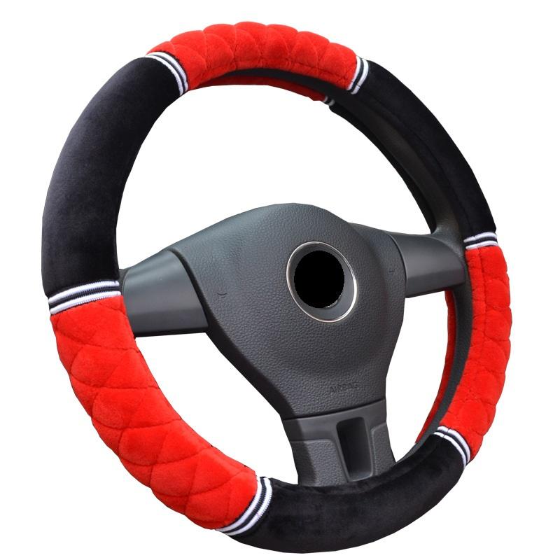 Steering Wheel Covers 38cm Winter Car Cover Embroidered Short Plush Three-dimensional Non-slip Warm Handle
Steering Wheel Covers 38cm Winter Car Cover Embroidered Short Plush Three-dimensional Non-slip Warm Handle