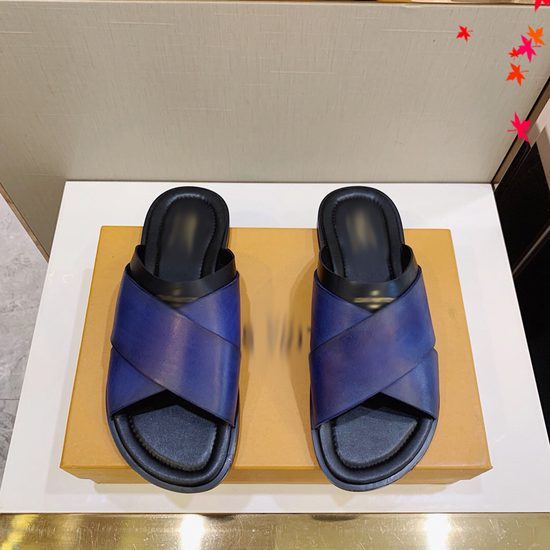 2021 Designer luxurys slippers men sandals fashion beach shoes flip flops flat non-slip classical hole slipper with box size 39-45 -G230, Deep purple
2021 Designer luxurys slippers men sandals fashion beach shoes flip flops flat non-slip classical hole slipper with box size 39-45 -G230, Deep purple