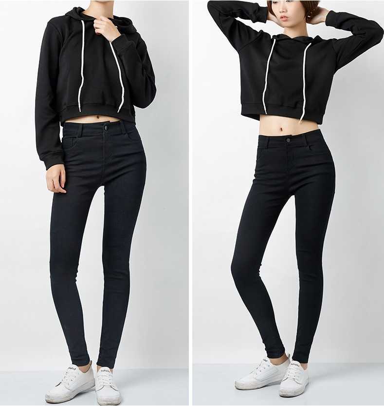 black pink white hoodie women kpop solid aesthetic sweatshirt korean harajuku hoodies woman crop top autumn winter clothes 210910