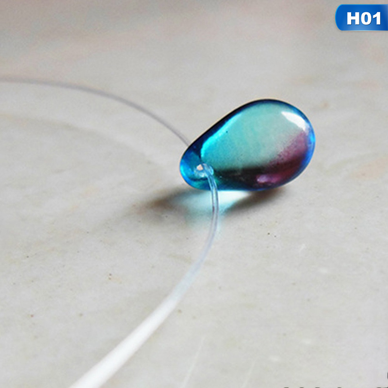 Mermaid's Tears Necklace Ocean Sea Invisible Transparent Fishing Line Short Chain Beach Pendants