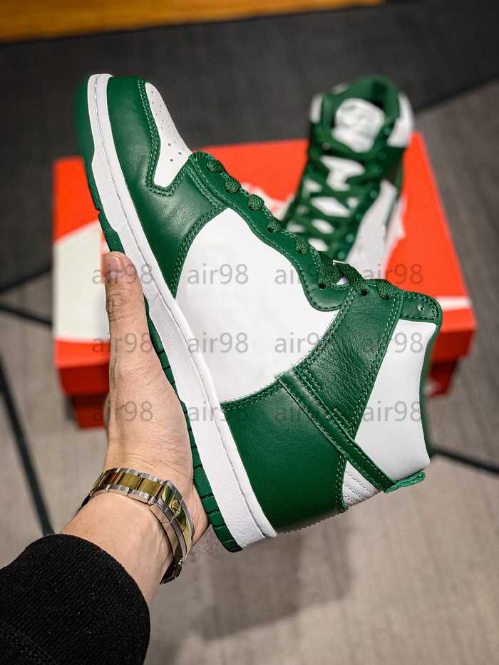Michigan Green DunkSB High Running Shoes Pro Spartan-Green Ducks Designer Sneakers Sports Skate board Trainers Leather Zapatos with Box
Michigan Green DunkSB High Running Shoes Pro Spartan-Green Ducks Designer Sneakers Sports Skate board Trainers Leather Zapatos with Box