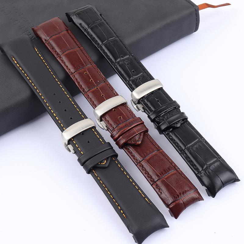 Watch Bands 22mm 23mm 24mmT035627A/T035614A Butterfly Buckle Orange Stitched Black Smooth Genuine Leather Watchband For T035617 Straps Brown
Watch Bands 22mm 23mm 24mmT035627A/T035614A Butterfly Buckle Orange Stitched Black Smooth Genuine Leather Watchband For T035617 Straps Brown