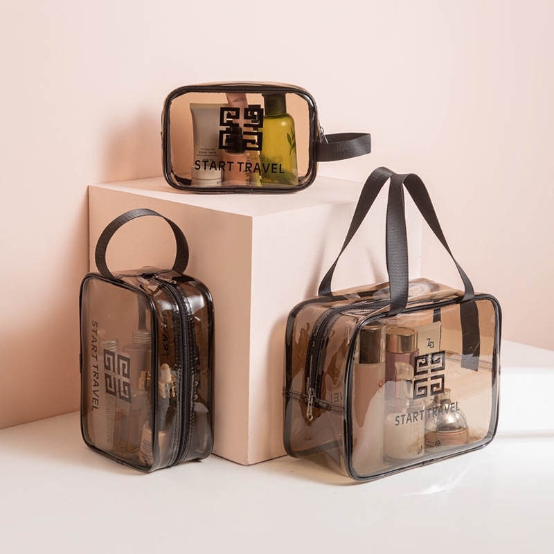 transparent waterproof wash thickened large capacity Travel Cosmetic storage bag fashion portable, Thickened tan small 21 x 8 x 14.5
transparent waterproof wash thickened large capacity Travel Cosmetic storage bag fashion portable, Thickened tan small 21 x 8 x 14.5