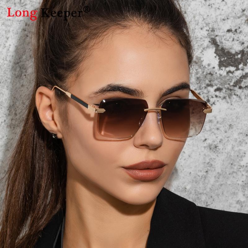 Sunglasses Luxury Rimless Gradient Women Square Sun Glasses Female Eyeglasses Frameless Eyewear Protection Decor Gafas De Sol
Sunglasses Luxury Rimless Gradient Women Square Sun Glasses Female Eyeglasses Frameless Eyewear Protection Decor Gafas De Sol