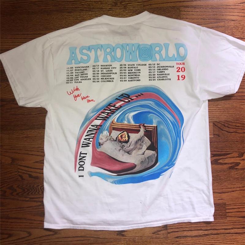 Men' T-Shirts 19SS Astroworld Travis ScoI Don't Want To Wake Up Tour T Shirt Men Women 1:1 High Quality Tee ScoT-shirt, 11
Men' T-Shirts 19SS Astroworld Travis ScoI Don't Want To Wake Up Tour T Shirt Men Women 1:1 High Quality Tee ScoT-shirt, 11
