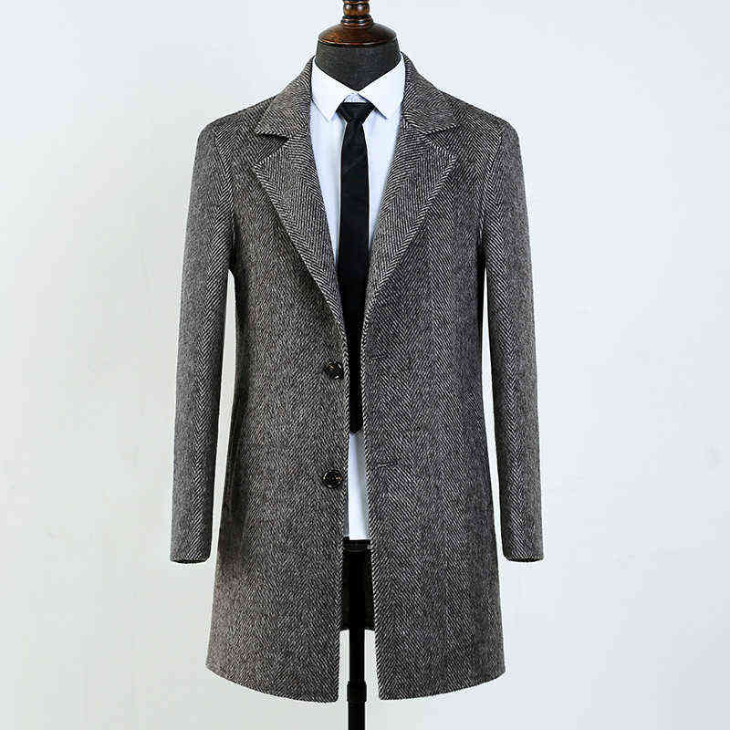 KOLMAKOV arrival winter wool coat thicked trench coat men,men's smart casual Double-sided woolen jackets,size M-XXXL 211122