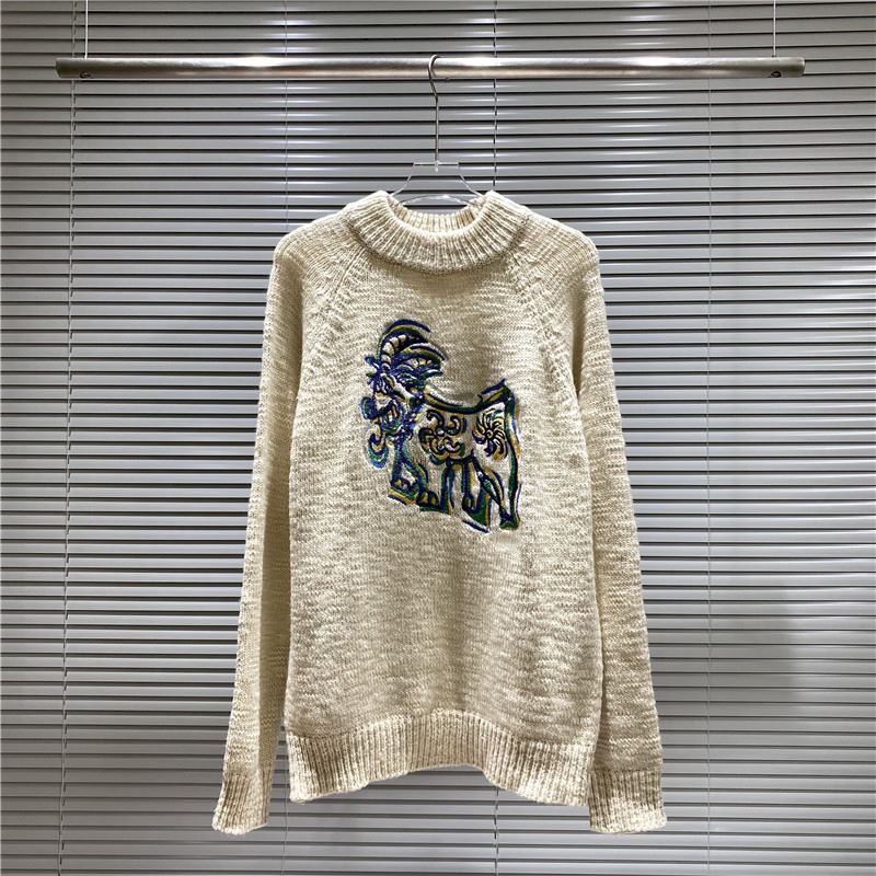 Men Women Loose Designer Knit Sweater Casual O-Neck Pullover Distressed Sweaters Tops Fashion Lovely Tiger Cat Sheep Embroidery Pattern Jumpers Sweatshirts, Shipping fees
Men Women Loose Designer Knit Sweater Casual O-Neck Pullover Distressed Sweaters Tops Fashion Lovely Tiger Cat Sheep Embroidery Pattern Jumpers Sweatshirts, Shipping fees