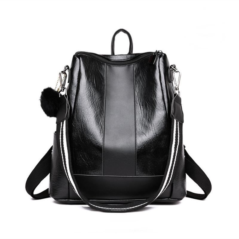 Backpack Women's Bag Ladies Large Capacity Bags Hair Ball School For Girls Female Travel, 2021111402brown
Backpack Women's Bag Ladies Large Capacity Bags Hair Ball School For Girls Female Travel, 2021111402brown