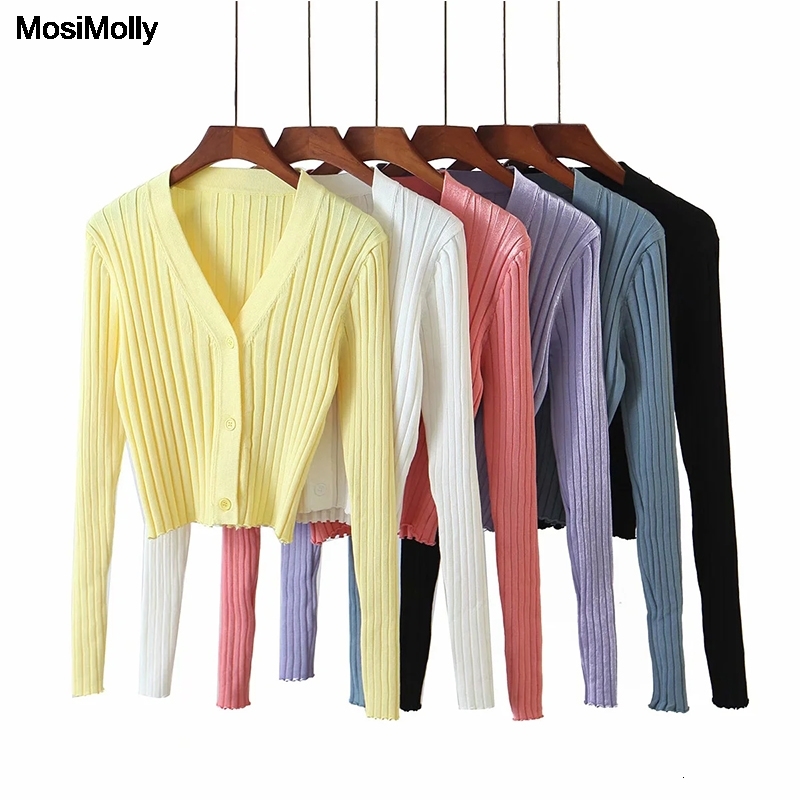 Women's Sweaters MosiMolly Candy Color Knitted Cardigan sweater jumper women v neck cropped knit lougewear outerwear tops AHM1, Black
Women's Sweaters MosiMolly Candy Color Knitted Cardigan sweater jumper women v neck cropped knit lougewear outerwear tops AHM1, Black