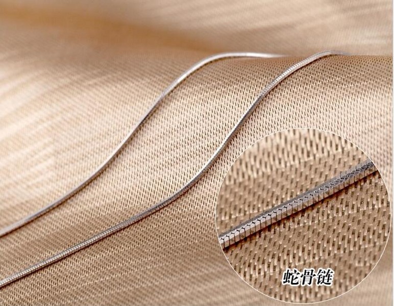 Sterg Sier Snake Chain Necklace for Women - Real, urious, and Timeless