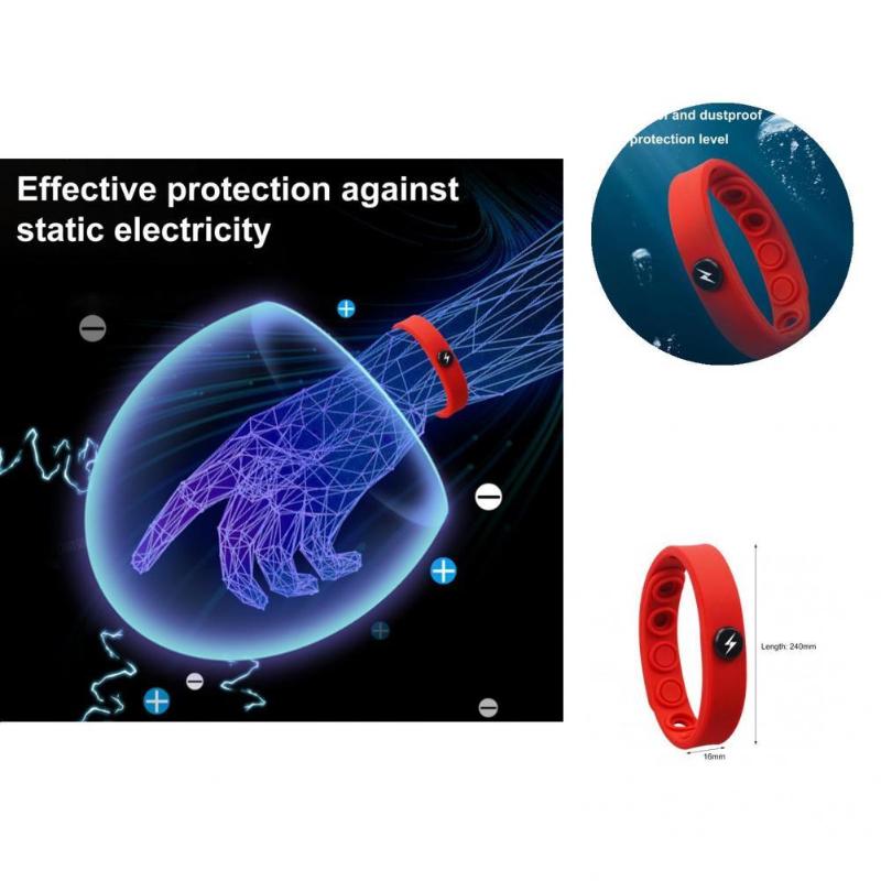 Bangle Lightweight High Quality Solid Color Anti-static Wristband Exquisite Workmanship For Cycling
Bangle Lightweight High Quality Solid Color Anti-static Wristband Exquisite Workmanship For Cycling