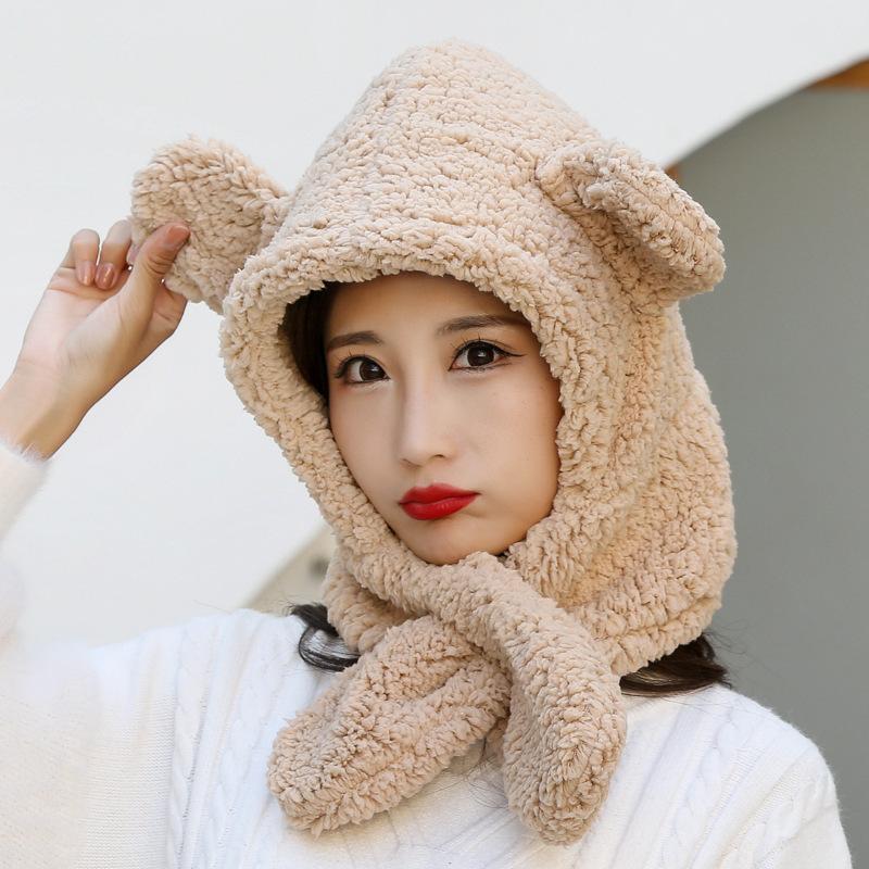 Beanies Winter Trendy Warm Soft Lamb Cashmere Hat And Scarf In One With Ears Thickened Plush Caps Streetwear
Beanies Winter Trendy Warm Soft Lamb Cashmere Hat And Scarf In One With Ears Thickened Plush Caps Streetwear