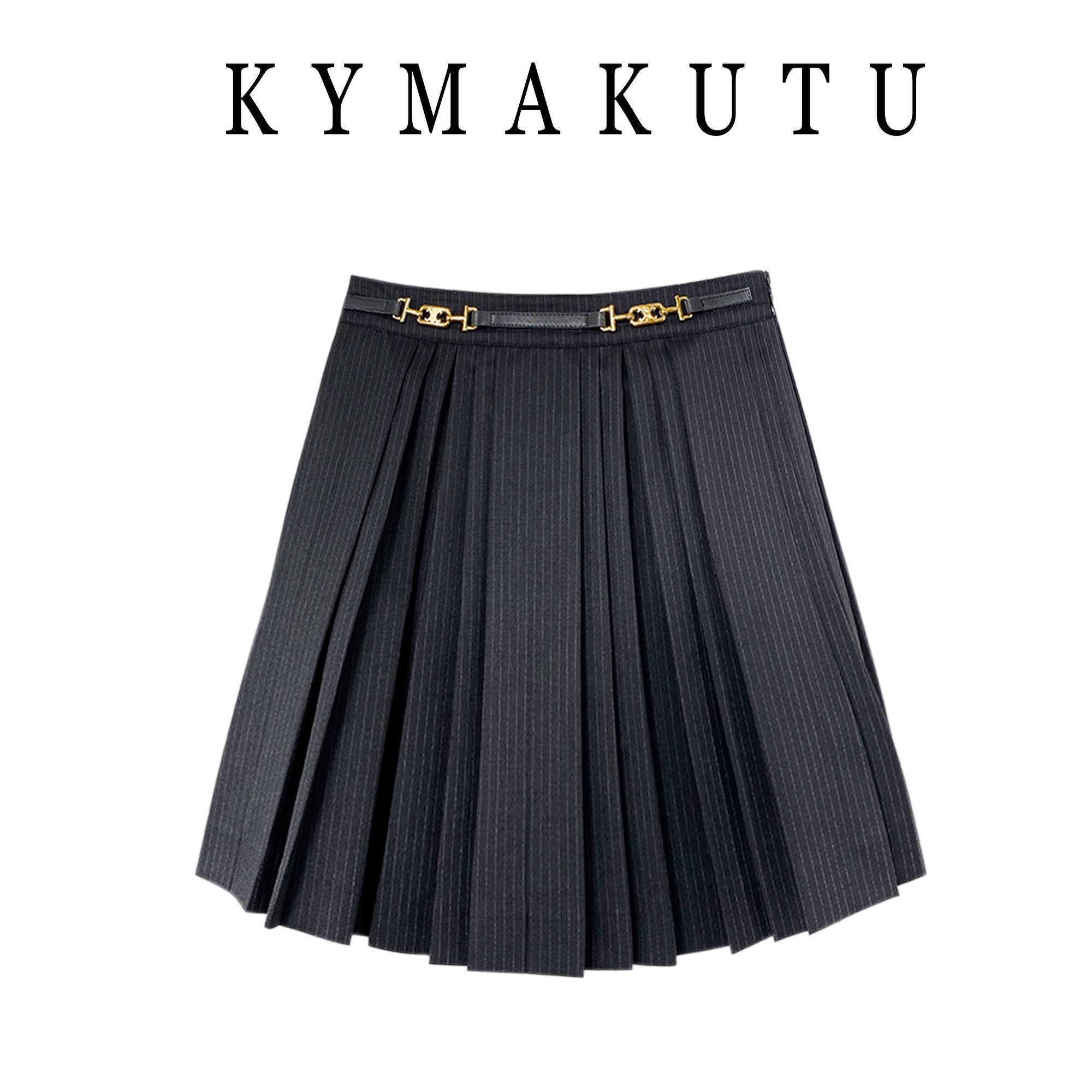 VANOVICH Korean Summer Fashion Solid Color Pleated Skirt Women High Waist A Line Short 210615Z