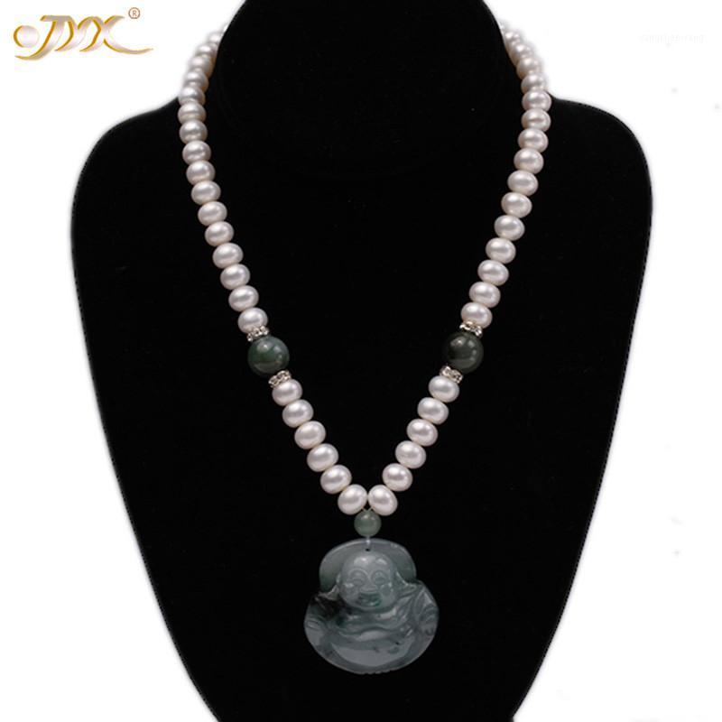 Classic Style Green Buddha Pendant Jade Necklace 8.5-9.5mm Natural Freshwater Pearl Necklaces 16.5" Chains
Classic Style Green Buddha Pendant Jade Necklace 8.5-9.5mm Natural Freshwater Pearl Necklaces 16.5" Chains