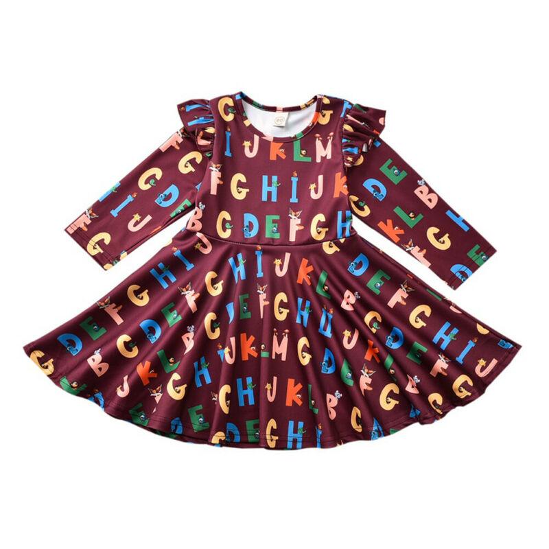Girl's Dresses 1-5Y Toddler Kid Girls Dress Long Sleeve Ruffles A Line Letter For Autumn Spring Costumes, Red;yellow
Girl's Dresses 1-5Y Toddler Kid Girls Dress Long Sleeve Ruffles A Line Letter For Autumn Spring Costumes, Red;yellow