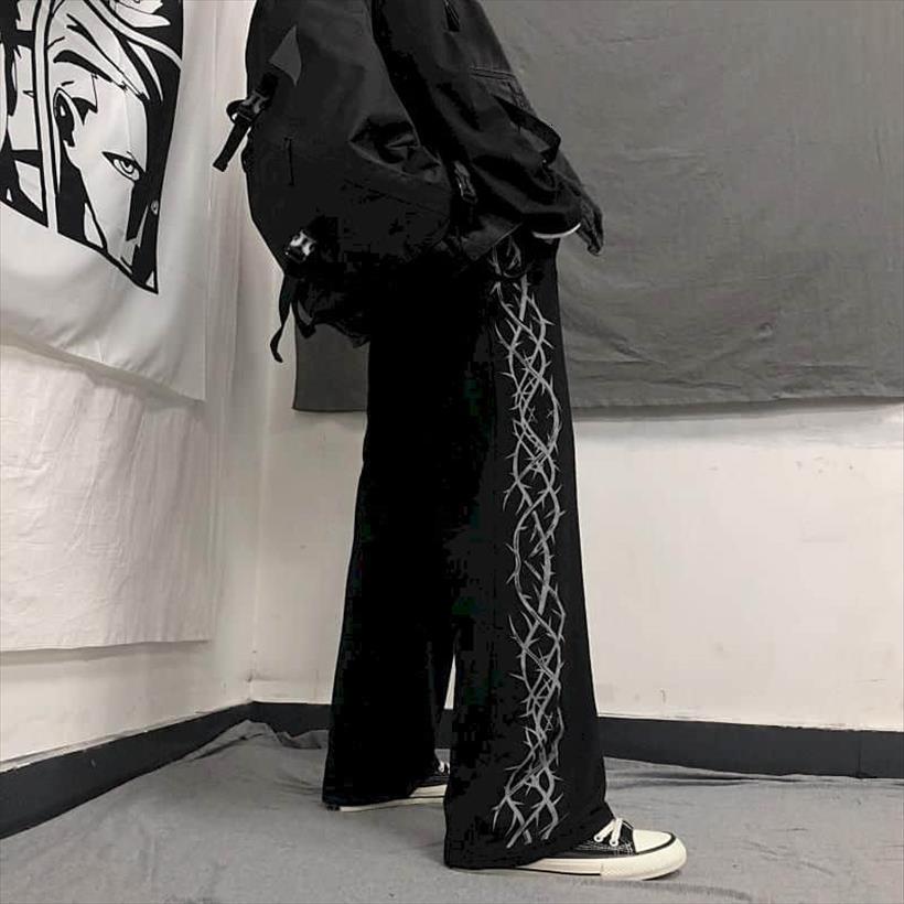 spring autumn goth womens pants wide leg streetwear high waist oversized trousers womans straight couple clothes punk, Black;white
spring autumn goth womens pants wide leg streetwear high waist oversized trousers womans straight couple clothes punk, Black;white