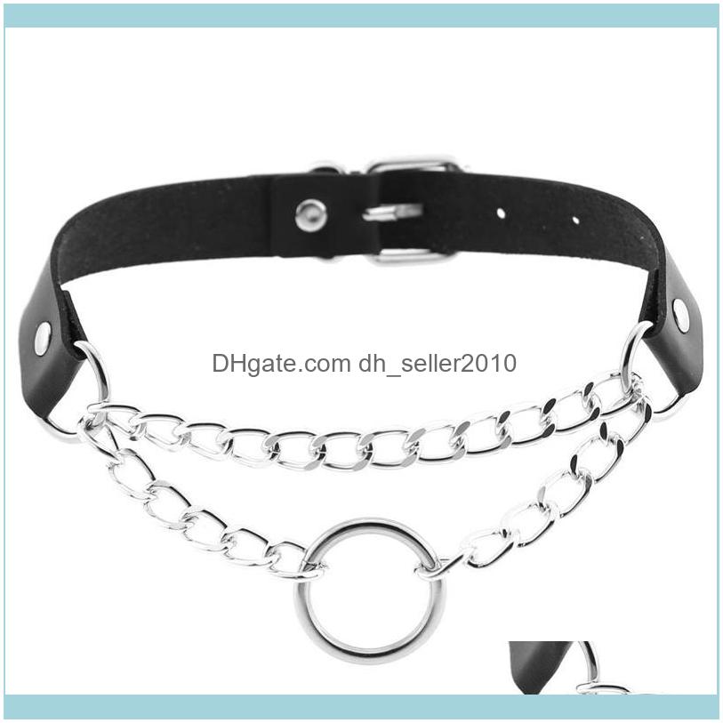Necklaces & Pendants Jewelrypunk Choker Collar For Women Necklace Goth Sier Color Chain Leather Chocker Girls Gothic Jewelry Chokers Drop De
Necklaces & Pendants Jewelrypunk Choker Collar For Women Necklace Goth Sier Color Chain Leather Chocker Girls Gothic Jewelry Chokers Drop De