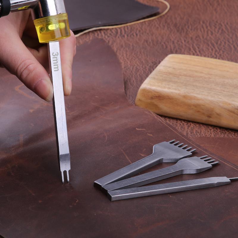 Professional Hand Tool Sets KAOBUY Leather Craft Tools Kit Sewing Stitching Punch Carving Work Saddle Set Accessories DIY