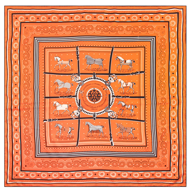 Manual Hand Rolled Twill Silk Scarf Women Ten War Horses Printing Square Scarves Echarpes Foulards Femme Wrap Bandana Hijab 90CM*90CM
Manual Hand Rolled Twill Silk Scarf Women Ten War Horses Printing Square Scarves Echarpes Foulards Femme Wrap Bandana Hijab 90CM*90CM