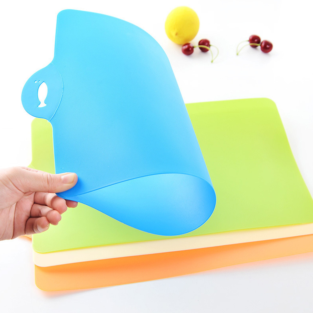 Portable Flexible Bendable Chopping Block Kitchen Accessories Food Fruit Nonskid Cutting Boards Camping Outdoor Chopping Board