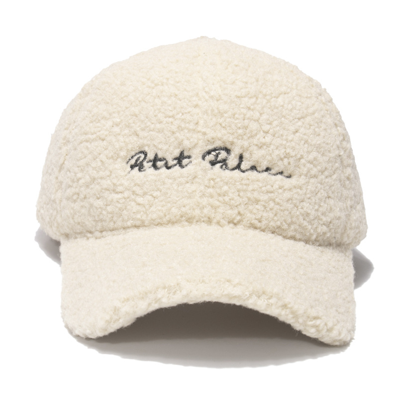 Fashion Baseball Caps for Couples Lamb Wool Hat Female Autumn And Winter Korean-Style Fashionable Letters Face Cute Warm Peaked Designers Hats Plush Base Ball Cap, Blue
Fashion Baseball Caps for Couples Lamb Wool Hat Female Autumn And Winter Korean-Style Fashionable Letters Face Cute Warm Peaked Designers Hats Plush Base Ball Cap, Blue